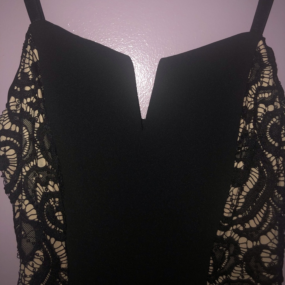 BCX dress black form fitting dress